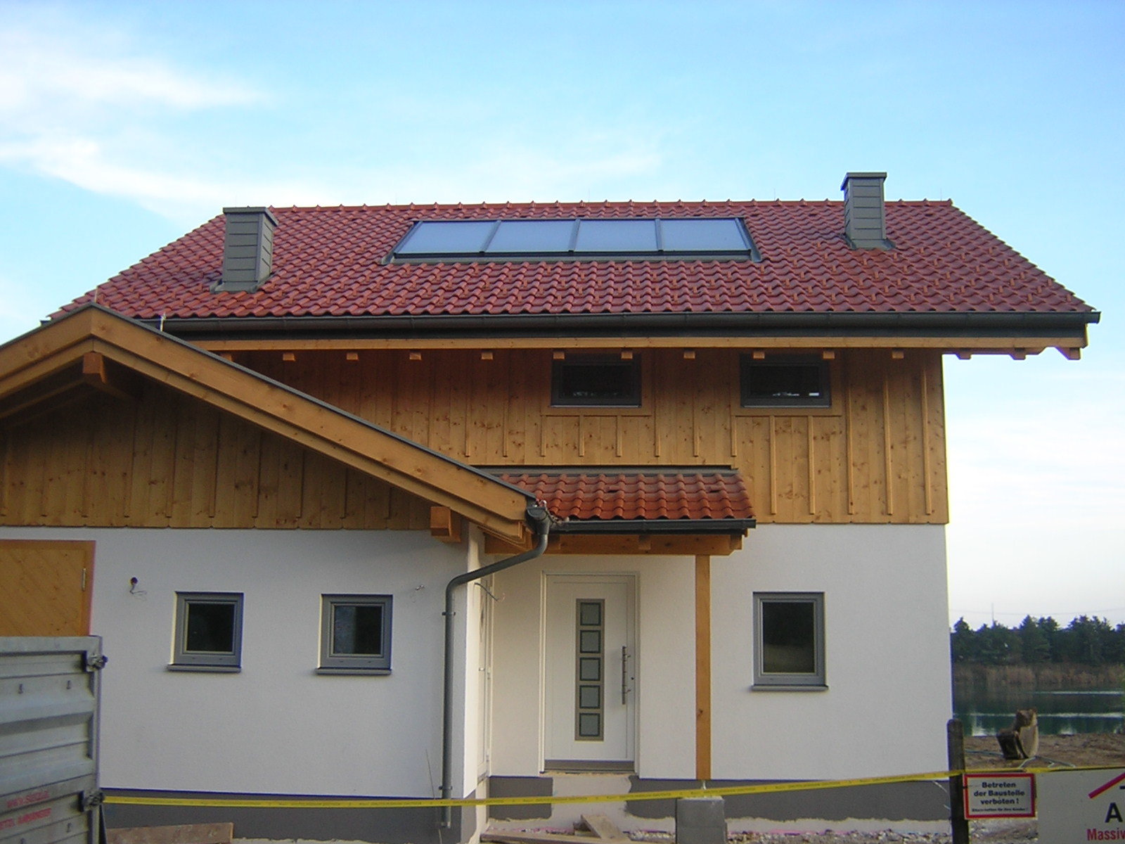 Solarpanele montiert von Installationen Gartner